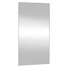 vidaXL Wall Mirror Transparent Glass 19.7x39.4 in Wall mounting