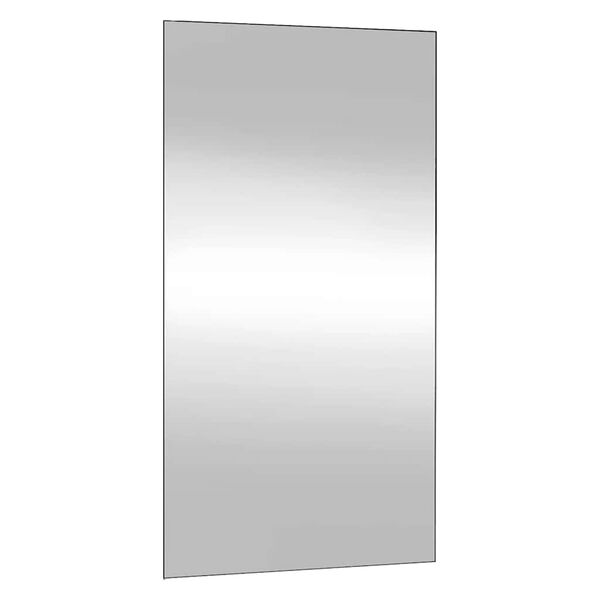 vidaXL Wall Mirror Transparent Glass 19.7x39.4 in Wall mounting