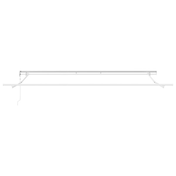 vidaXL Retractable Awning Black 157.48 x 118.11 in Fabric and Steel
