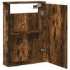 vidaXL Bathroom Mirror Cabinet Smoked oak