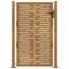 vidaXL Garden Gate 39.4x59.1" Corten Steel Square Design