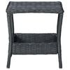 vidaXL Garden Lounge Set Dark Grey, Black