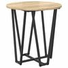vidaXL Side Table Set 2 pcs Sonoma Oak and Black