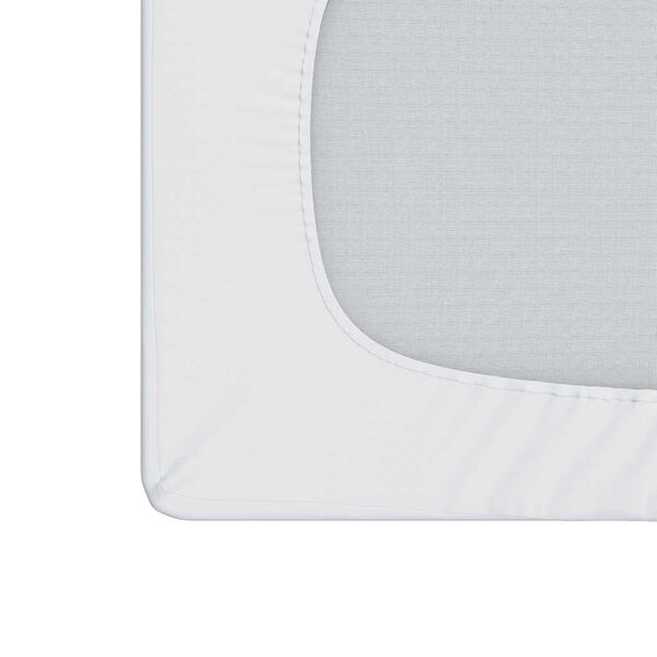 vidaXL Mattress Protector White Polyester with TPU backing 35.4 x 78.7 in