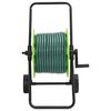 vidaXL Green Hose Reel Cart with Hose Fitting Set 0,75" 98.4 ' PVC