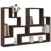 vidaXL Wall Shelf Brown Oak Engineered Wood 37.8 in Wall Shelf