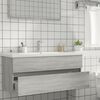 vidaXL Sink Cabinet Grey Sonoma Engineered wood Large Sink Cabinet
