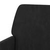 vidaXL Bench Black Velvet (100% polyester), metal, plywood Medium Bench