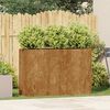 vidaXL Planter Rusty Weathering steel Large Decorative Inlays Planter