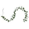 vidaXL Christmas Flower Garland Spring White Artificial Silk 98.4 in