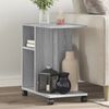 vidaXL Side Table Grey Sonoma Engineered wood 19.7x11.8x21.7 in