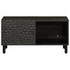 vidaXL Coffee Table Black Solid mango wood, engineered wood, iron