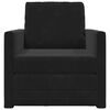 vidaXL Sofa Bed Black 29.13 x 30.31 x 31.89 in Velvet