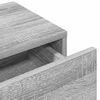 vidaXL Wall Shelf Grey sonoma Engineered wood Medium Wall Shelf
