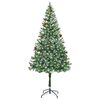 vidaXL Artificial Christmas Tree Green 70.87 in PVC and Steel