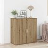 vidaXL Sideboard Artisan Oak 31.10 x 14.96 x 31.50 in Engineered Wood