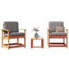 vidaXL Garden Lounge Set Wax brown Solid pine wood Standard Durable