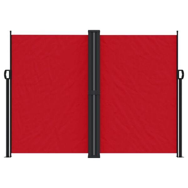 vidaXL Retractable Side Awning Red