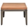 vidaXL Coffee Table Teak Finish Solid Acacia Wood 43.3 x 21.7 x 14.2 in