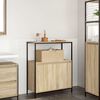 vidaXL Bathroom Cabinet Sonoma oak Engineered wood Medium