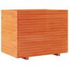 vidaXL Garden Planter Wax brown Solid pine wood