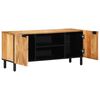 vidaXL TV Cabinet Natural Acacia Solid Acacia wood, Engineered wood, Metal