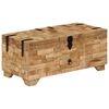 vidaXL Coffee Table Natural Mango Wood Solid Mango Wood Large