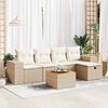 vidaXL Garden Sofa Set Beige