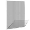 vidaXL Window Insect Screen White Aluminum, Fiberglass 47.2 x 55.1 in