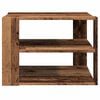 vidaXL Coffee Table Old wood Engineered wood 22.8 x 22.8 x 15.7 in