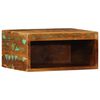 vidaXL Wall-mounted TV Cabinet Multicolor Solid Reclaimed Wood