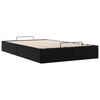 vidaXL Ottoman Bed Frame Black Faux leather, metal, plywood, engineered wood