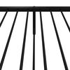 vidaXL Bed Frame Black Steel Small Single Traditional Strong