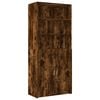 vidaXL Storage Cabinet Smoked Oak Engineered Wood Extra Tall