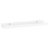 vidaXL Wall Shelf Set of 4 High gloss white MDF Medium Wall mounting