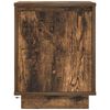 vidaXL Bedside Cabinet Set of 2 Smoked oak Engineered wood Medium