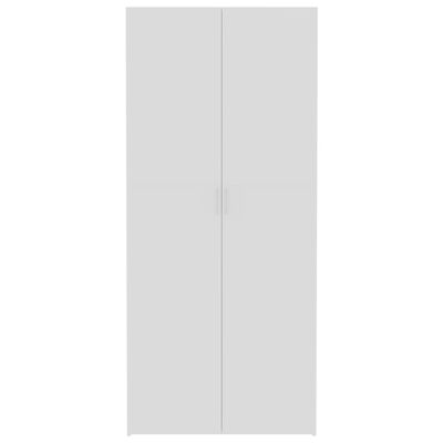 vidaXL Storage Cabinet White and Sonoma Oak 31.5"x14"x70.9" Engineered Wood