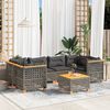 vidaXL Garden Sofa Set Grey