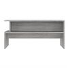 vidaXL Coffee Table Gray Sonoma Engineered Wood 35.4x21.7x16.7 in