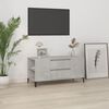 vidaXL TV Cabinet Concrete Grey Engineered Wood 40.2x17.5x19.7 in