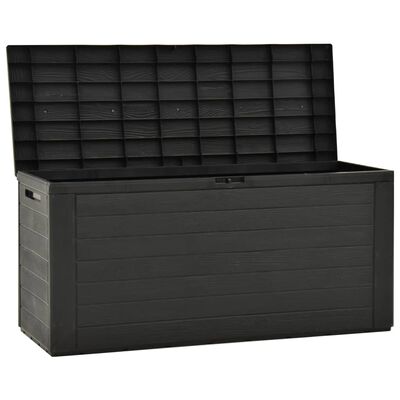 vidaXL Patio Storage Box Anthracite 45.7"x17.3"x21.7"