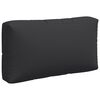 vidaXL Pallet Cushion Set of 3 Black 100% polyester Standard