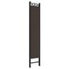 vidaXL 6-Panel Room Divider Brown 94.5"x86.6" Fabric