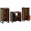 vidaXL Bathroom Furniture Set 3 pcs Multicolour Solid Reclaimed Wood