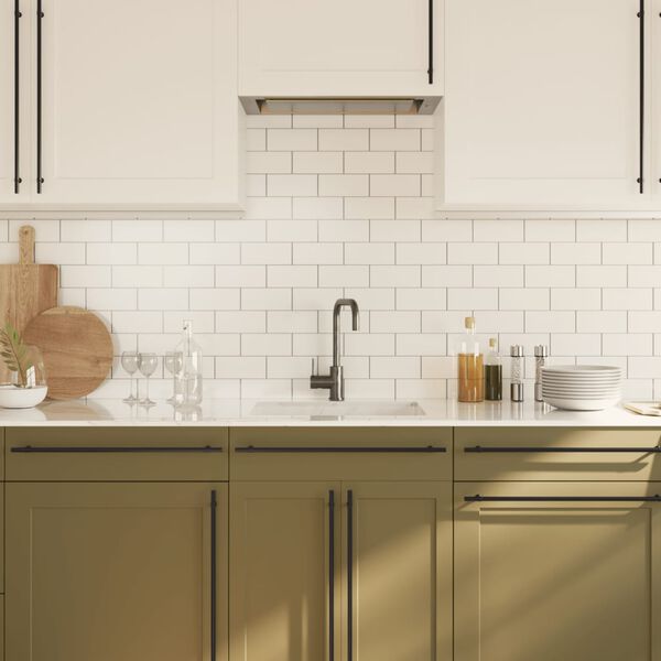 vidaXL Cabinet Handle Set of 20 Black