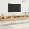 vidaXL TV Wall Cabinet Set of 2 Sonoma oak Engineered wood Medium
