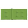 vidaXL Highback Chair Cushion Set of 4 Melange Green 100% polyester