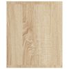vidaXL Book Cabinet Sonoma Oak Engineered wood Medium