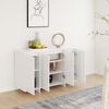 vidaXL Sideboard White Engineered wood 47.2x16.1x29.5 in Sideboard