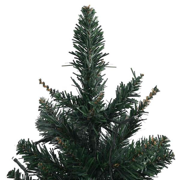 vidaXL Artificial Christmas Tree Green PVC, Concrete Small